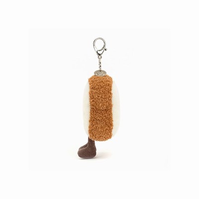 Jellycat Toast Bag Charm UK | 89051CVOW